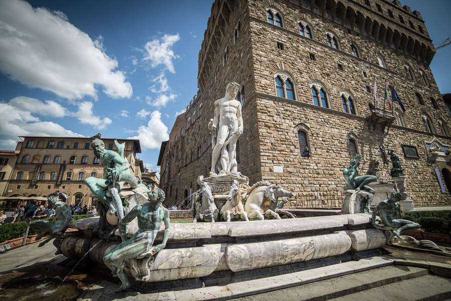 La Fontana del Nettuno in Piazza della Signoria
