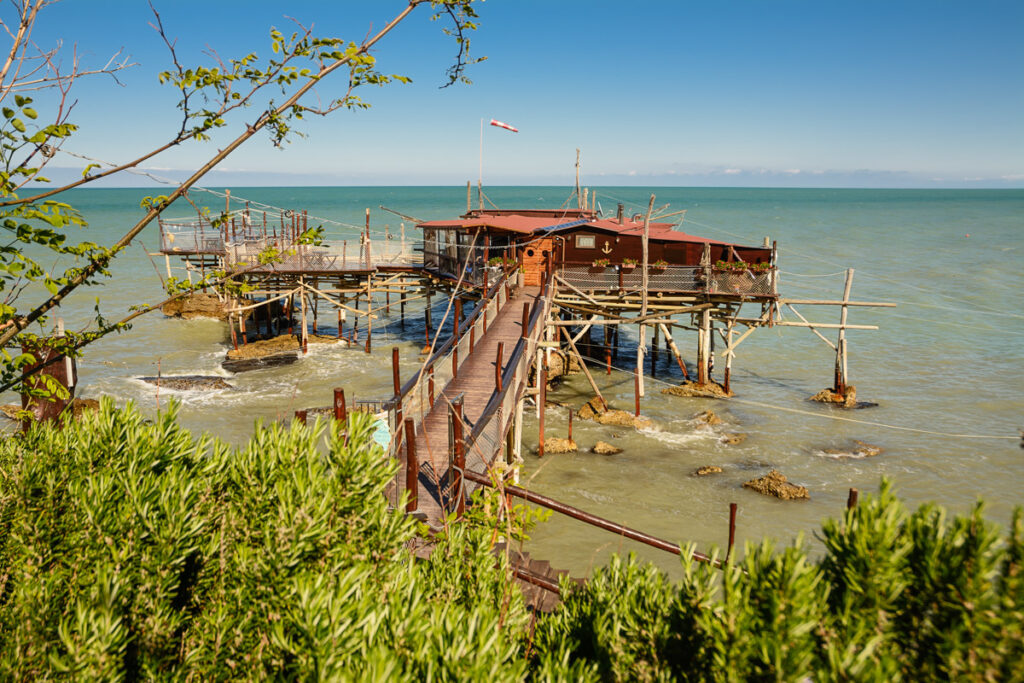Un trabocco presso Rocca San Giovanni