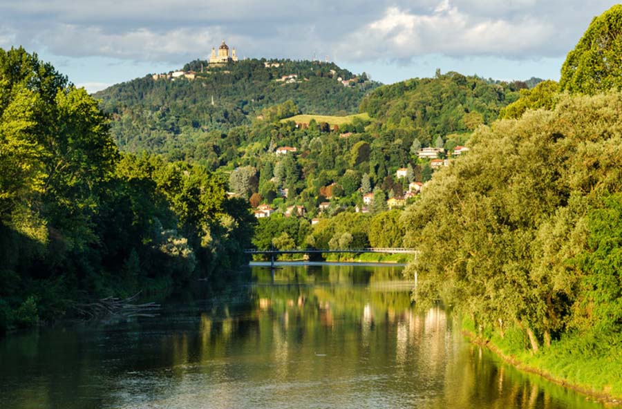 Fiume Po a Torino